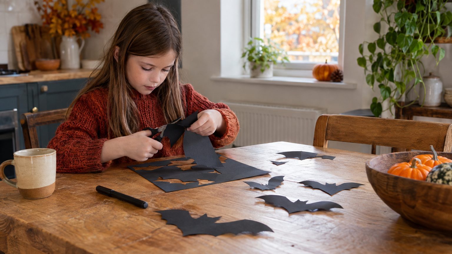 Ma déco Halloween fait maison cette année : trois soirées, du carton et des bocaux, et les enfants n'ont rien voulu acheter